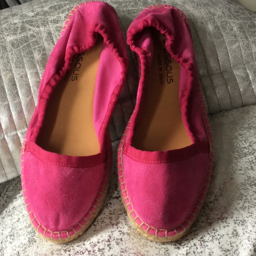 Andre Assous Suede Spadrille shoes 8 Spain made